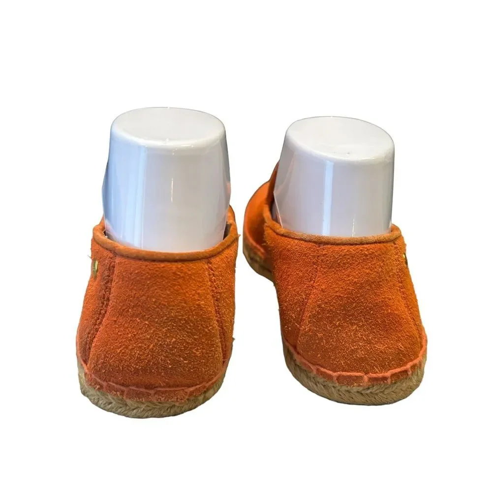 UGG Australia SANDRINNE II orange suede espadrille loafers 1016678‎ size US 7